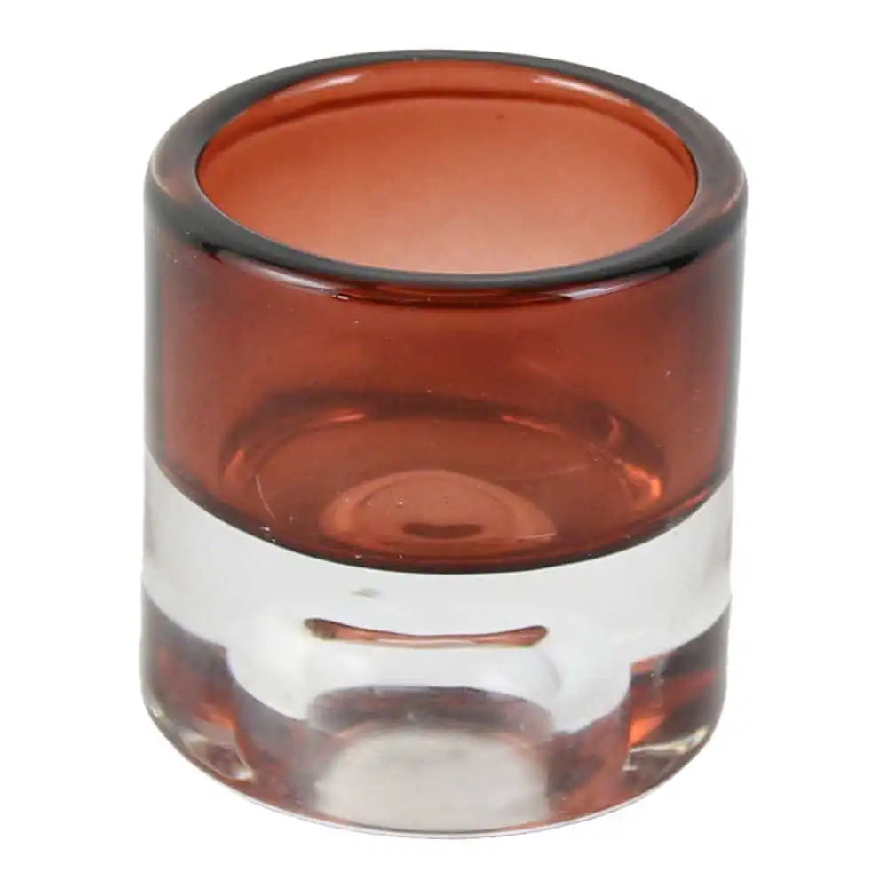Suport lumanare din sticla colorata 5x6 CM Suport lumanare din sticla colorata 5x6 CM