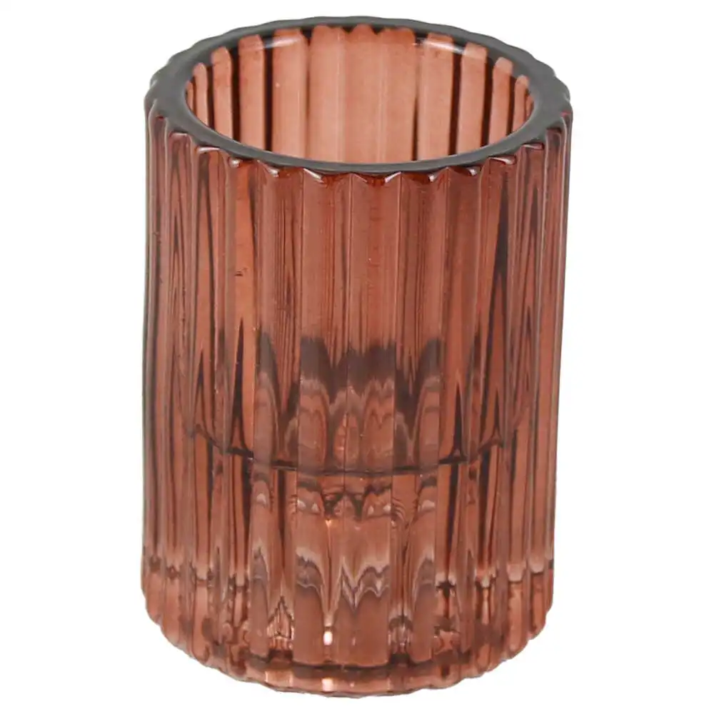 Suport lumanare din sticla colorata 5x8 CM Suport lumanare din sticla colorata 5x8 CM