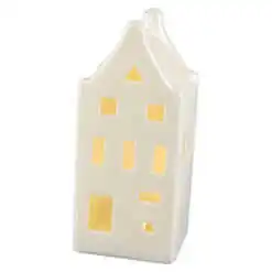 Casuta de Craciun cu led din ceramica 6x15 CM