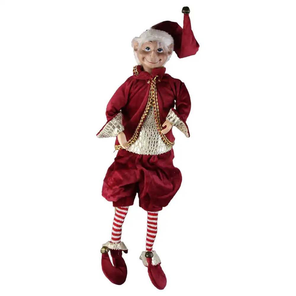 Figurina spiridus cu picioare si maini mobile