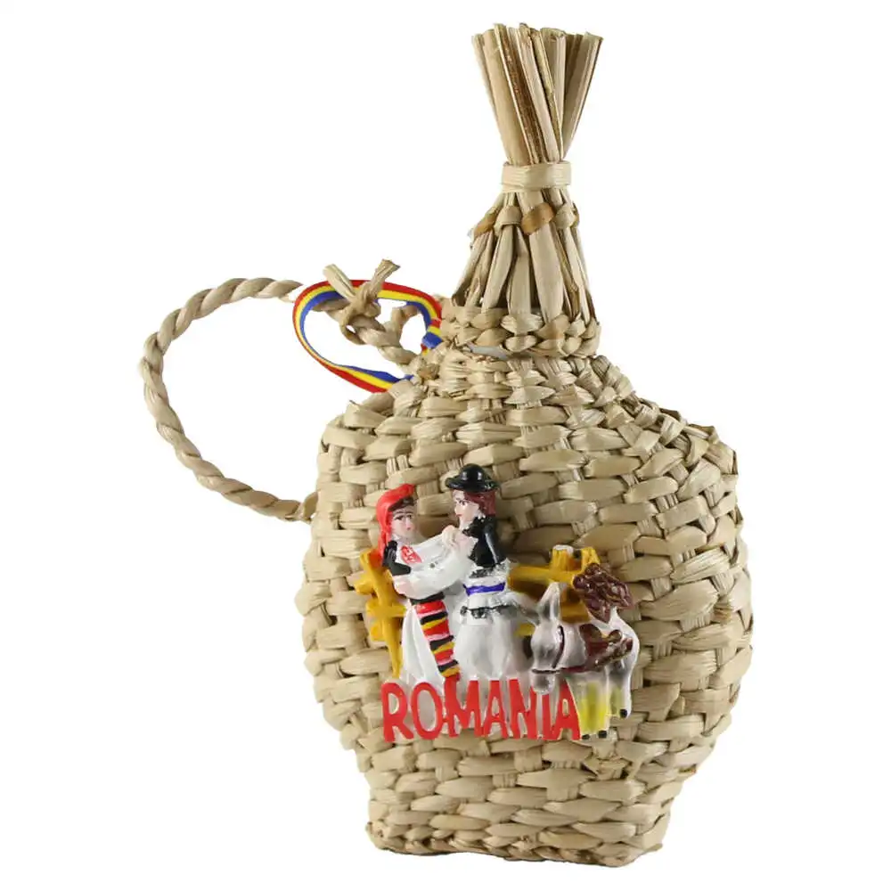 Plosca impletita in papura Romania Plosca impletita in papura Romania