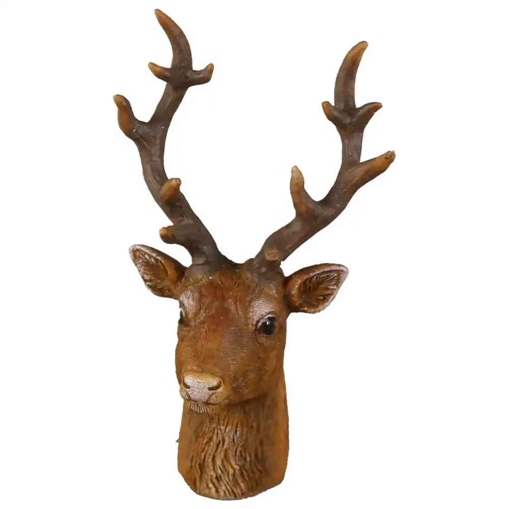 Cap de cerb din rasina 9x14 CM Cap de cerb din rasina 9x14 CM