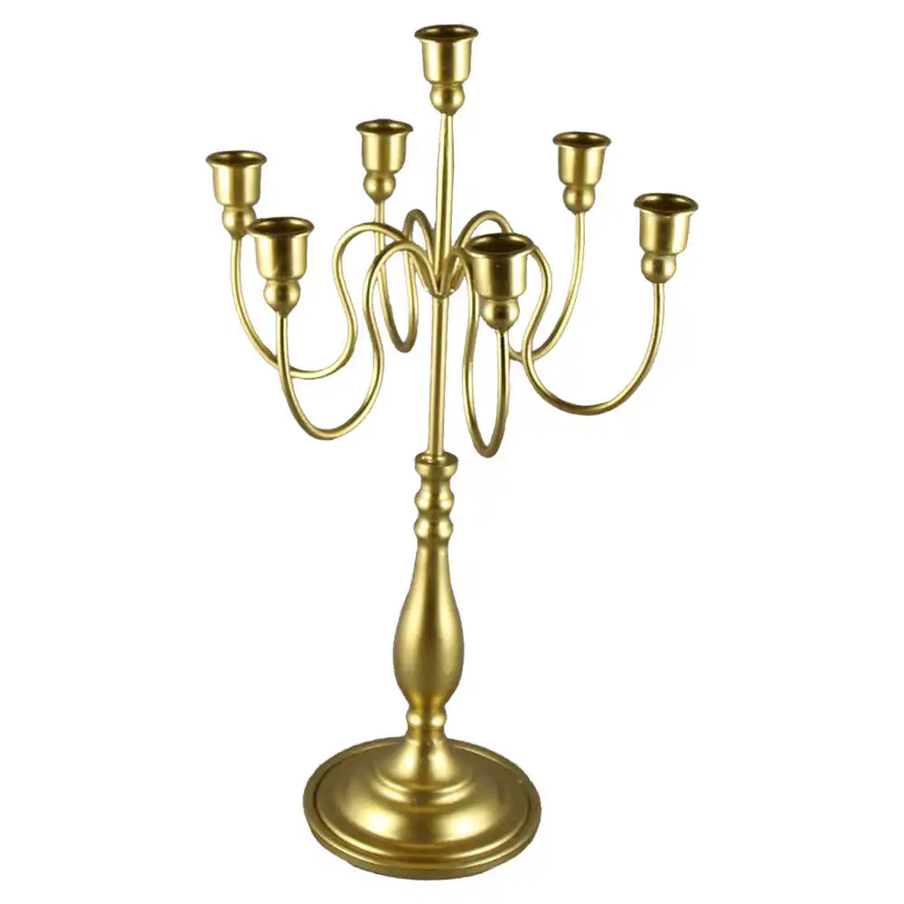 Sfesnic din metal cu 7 brate 24x42 CM Sfesnic din metal cu 7 brate 24x42 CM