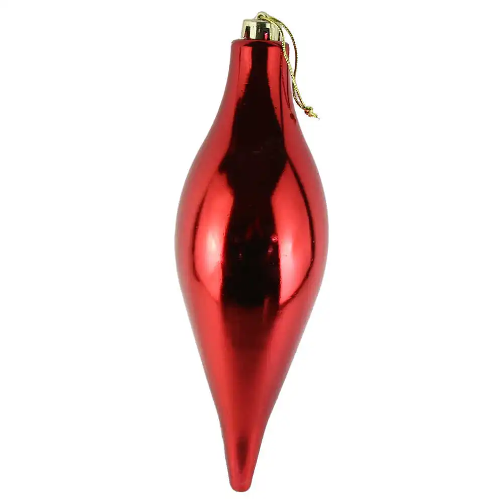 Glob pentru brad din plastic 10x30 CM Glob pentru brad din plastic 10x30 CM