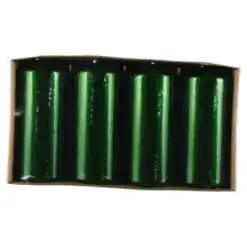 Set 4 lumanari metalizate 5x12 CM