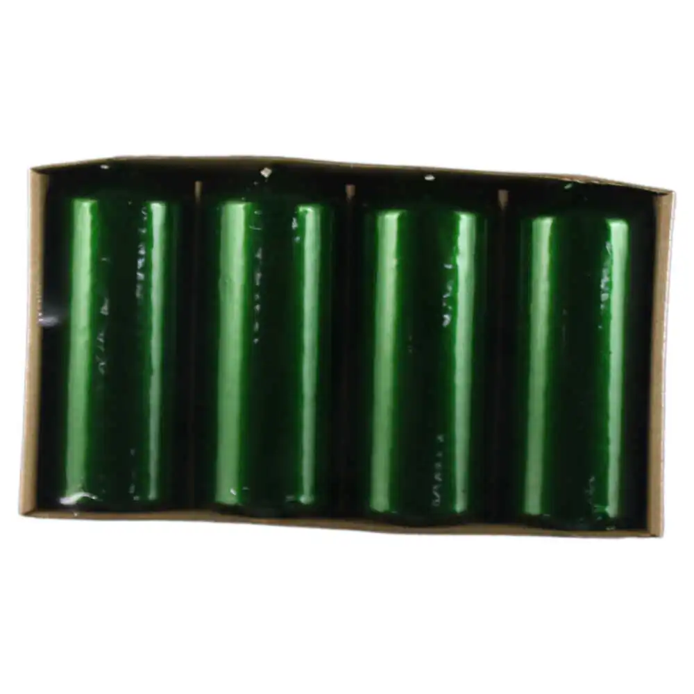 Set 4 lumanari metalizate 5x12 CM