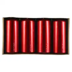 Set 4 lumanari metalizate 5x12 CM