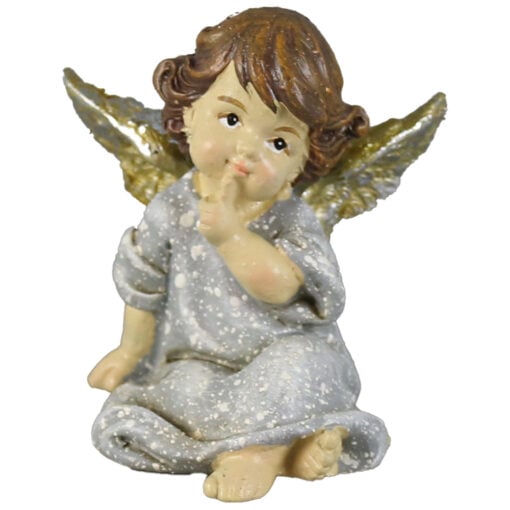 Figurina ingeras cu aripi aurii 5x7 CM