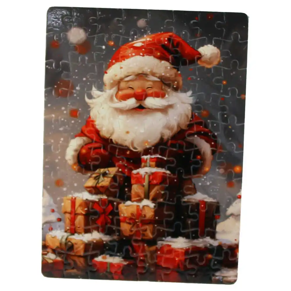 Puzzle 80 piese Mos Craciun Puzzle 80 piese Mos Craciun