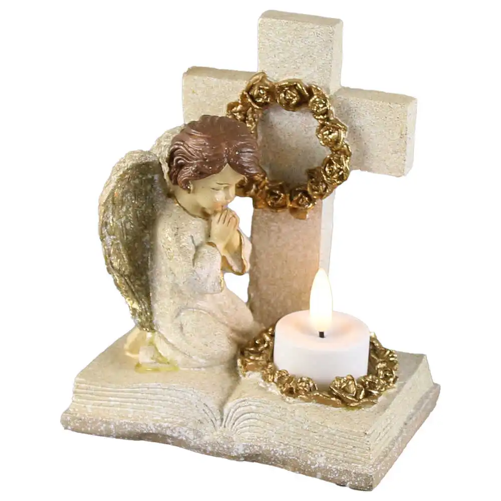 Figurina Ingeras cu candela 13x15 CM Figurina Ingeras cu candela 13x15 CM