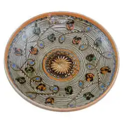 Farfurie realizata din ceramica de Horezu- Diferite modele