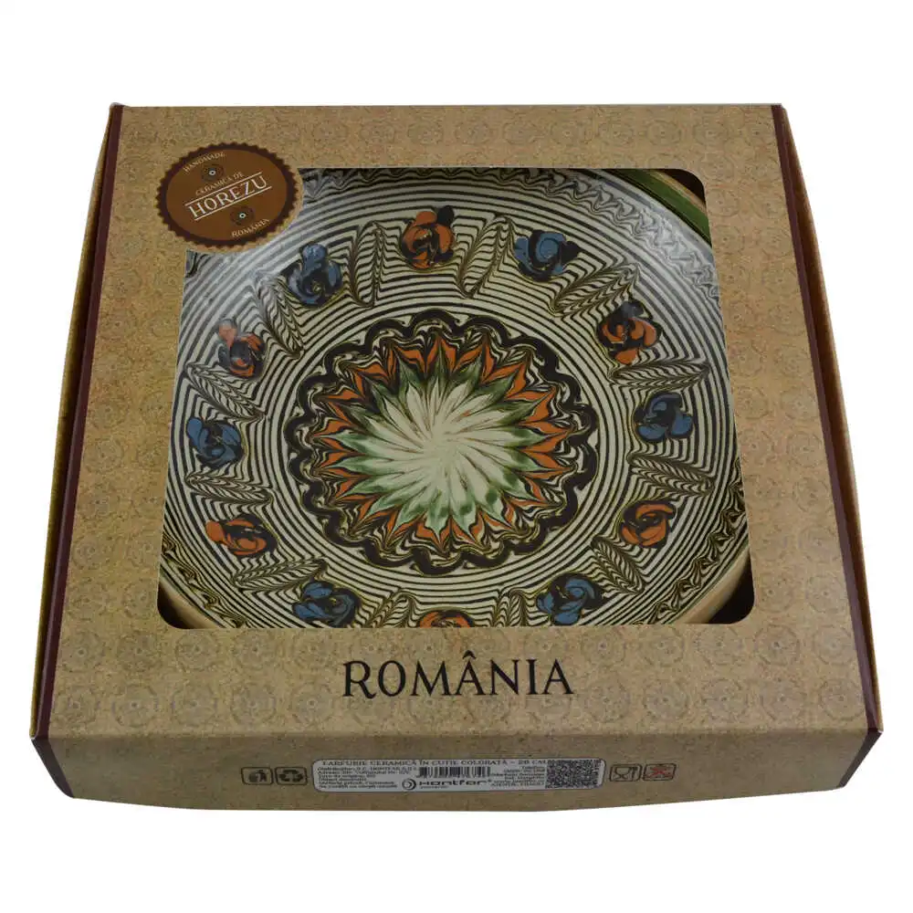 Farfurie realizata din ceramica de Horezu- Diferite modele