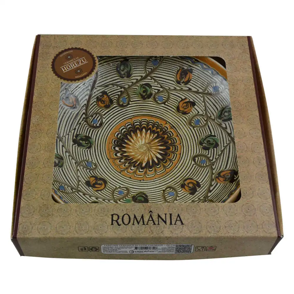 Farfurie realizata din ceramica de Horezu- Diferite modele