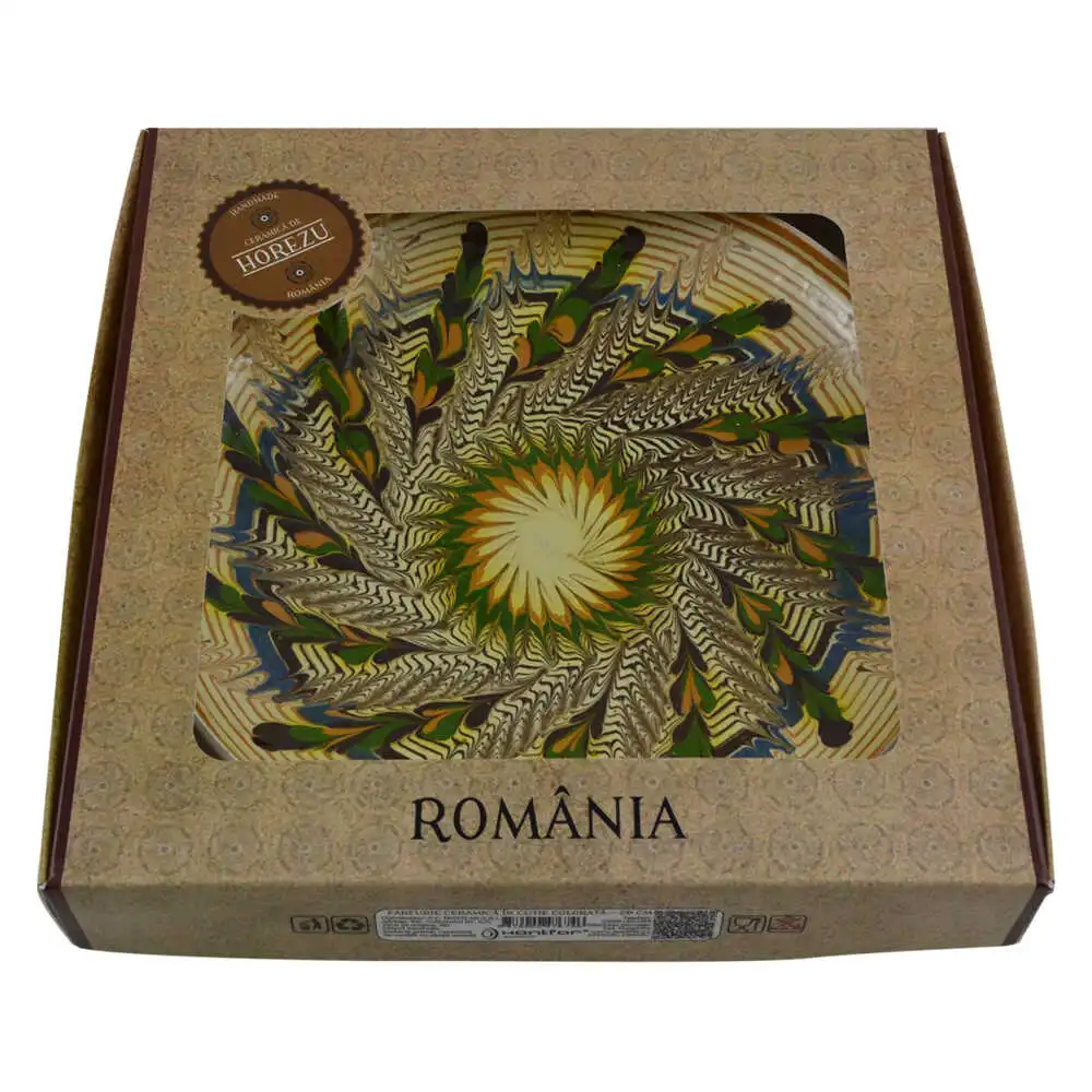 Farfurie realizata din ceramica de Horezu- Diferite modele