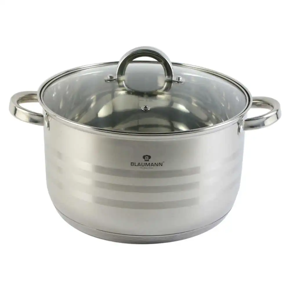 Oala cu capac din inox 7.6 L Oala cu capac din inox 7.6 L