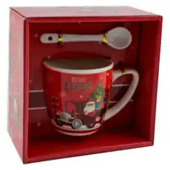 Cana cu lingurita din ceramica 150 ml