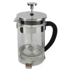 Presa Ceai/Cafea din sticla si inox