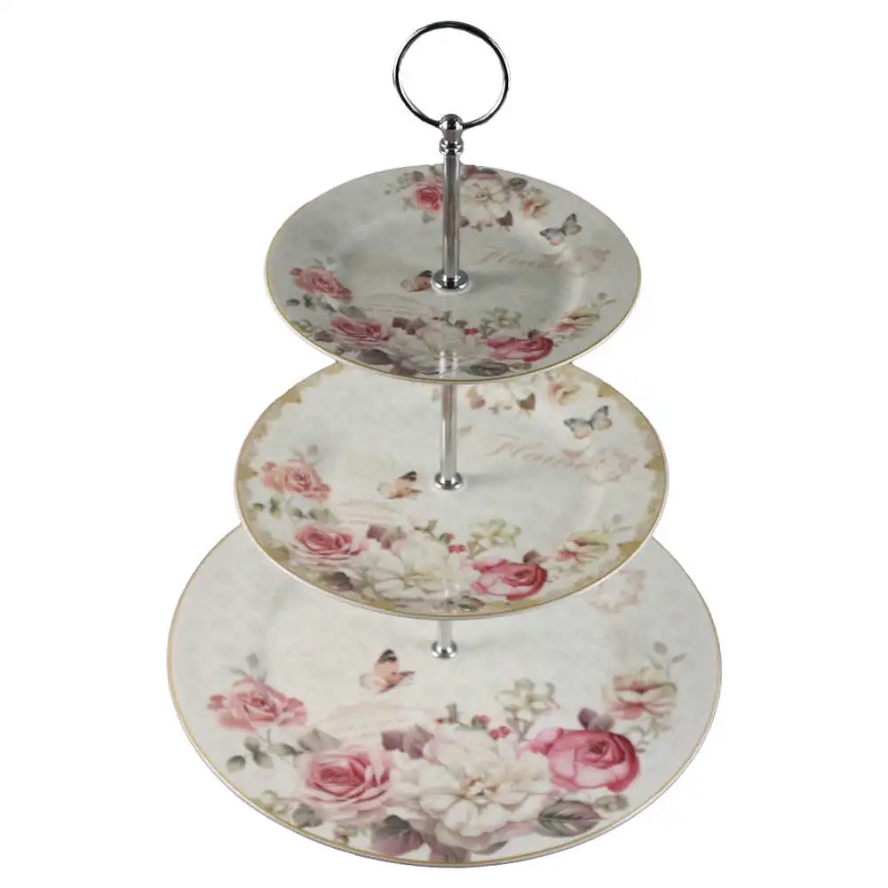 Platou din ceramica cu 3 nivele Platou din ceramica cu 3 nivele