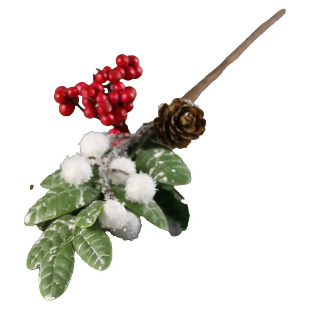 Pick creanga cu bobite rosii si albe Pick creanga cu bobite rosii si albe