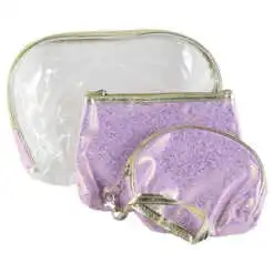 Set 3 genti pentru cosmetice 25x17 CM