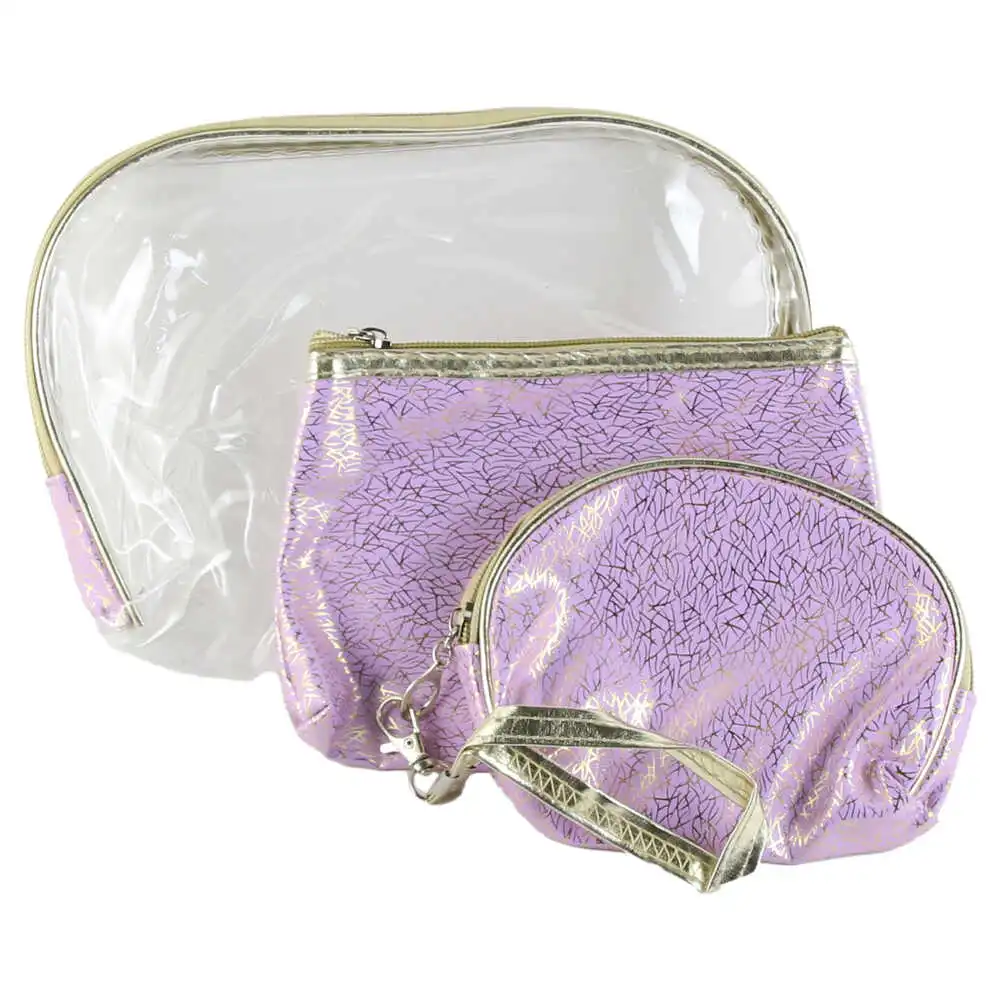 Set 3 genti pentru cosmetice 25x17 CM
