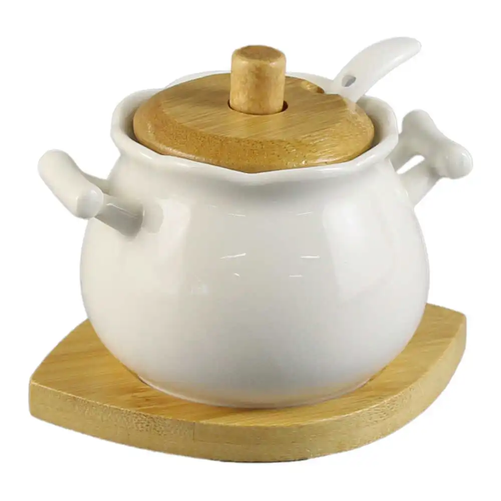 Zaharnita din ceramica cu lingurita Zaharnita din ceramica cu lingurita