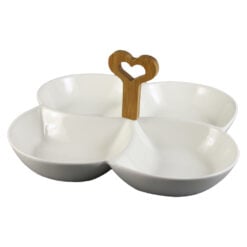 Tava din ceramica cu patru compartimente 25x25 CM