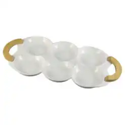 Tava din ceramica cu 6 compartimente 41x19 CM
