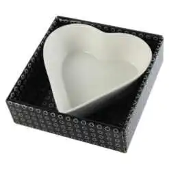 Bol Inima din portelan 15x16 CM