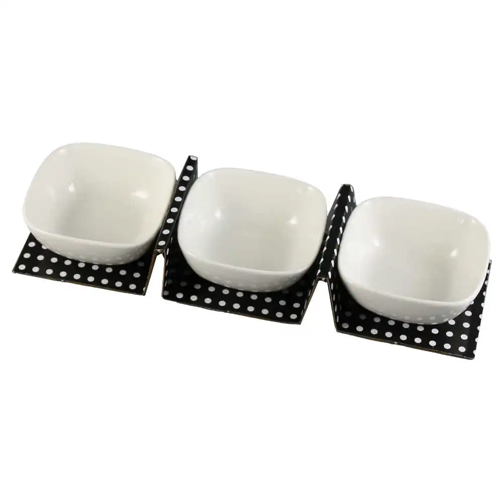 Set 3 boluri din portelan 7x3.5 CM