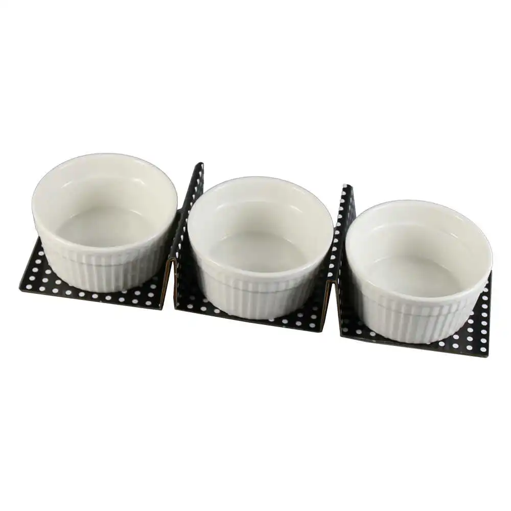Set 3 boluri din portelan 9 CM Set 3 boluri din portelan 9 CM