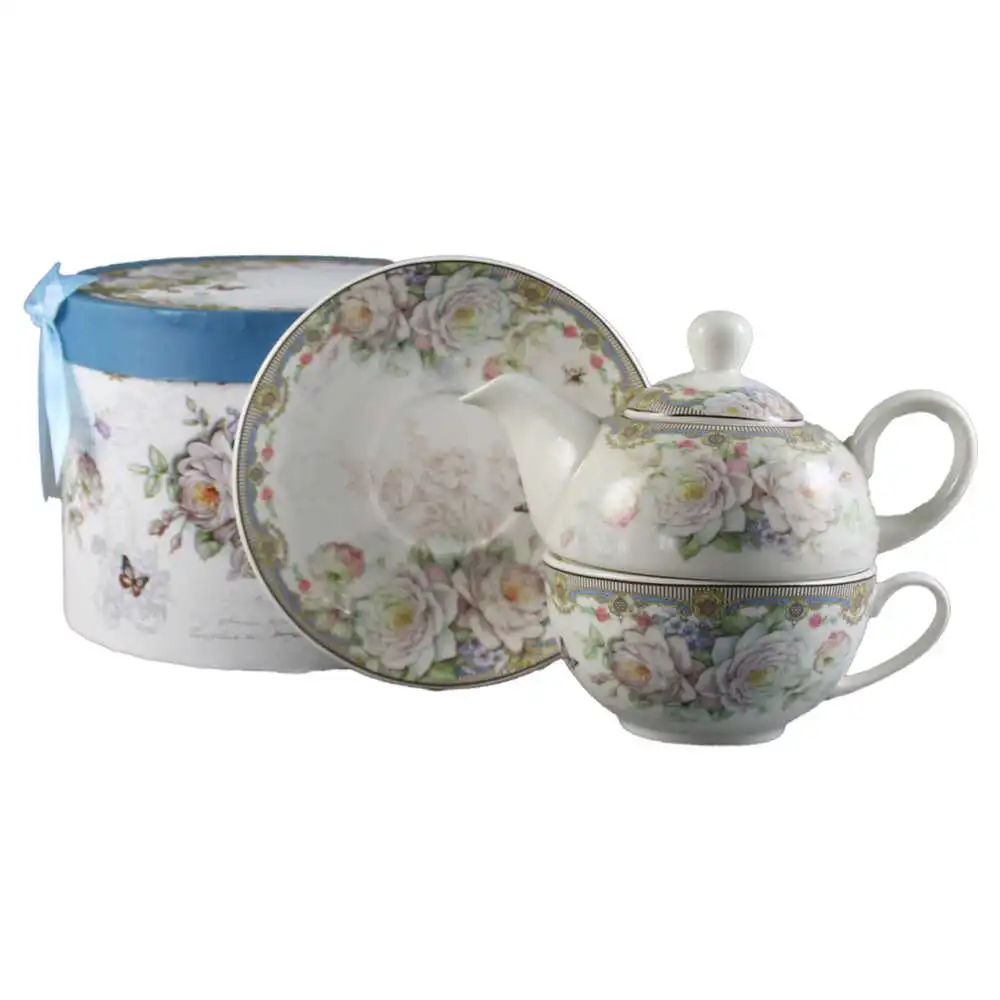 Set ceainic cu ceasca si farfurioara 350 ml/310 ml