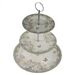 Platou din ceramica cu 3 nivele