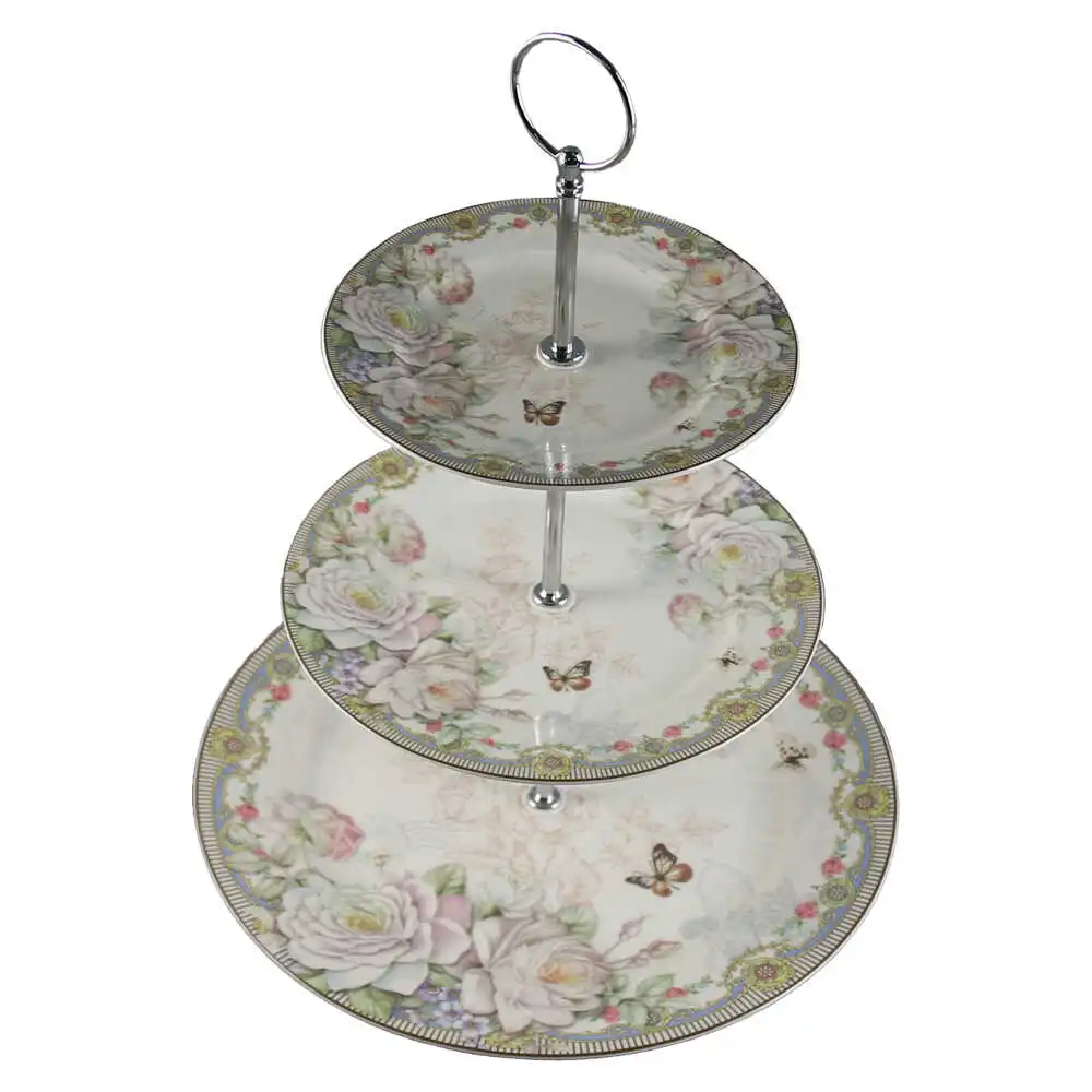 Platou din ceramica cu 3 nivele Platou din ceramica cu 3 nivele