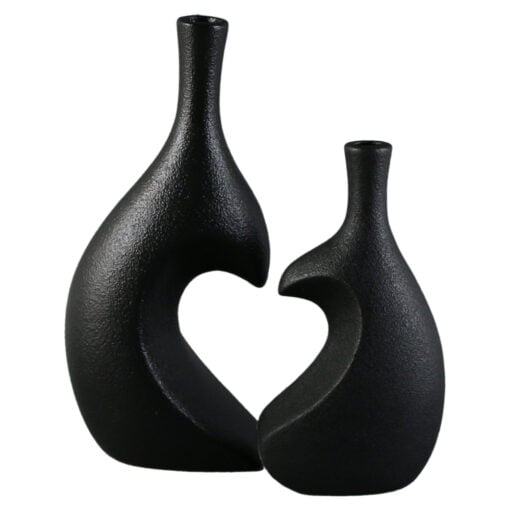 Set 2 vaze din ceramica Inima 24 CM