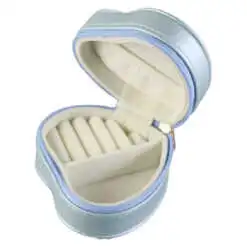 Cutie bijuterii Inimioara cu sertar si fermoar 9x9x5.5 CM