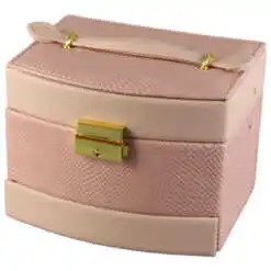 Cutie bijuterii cu sertar si oglinda 16x13x12 CM