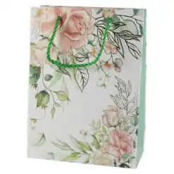 Flori pastel cu sclipici