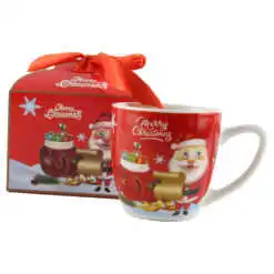 Cana de Craciun cu cutie cadou