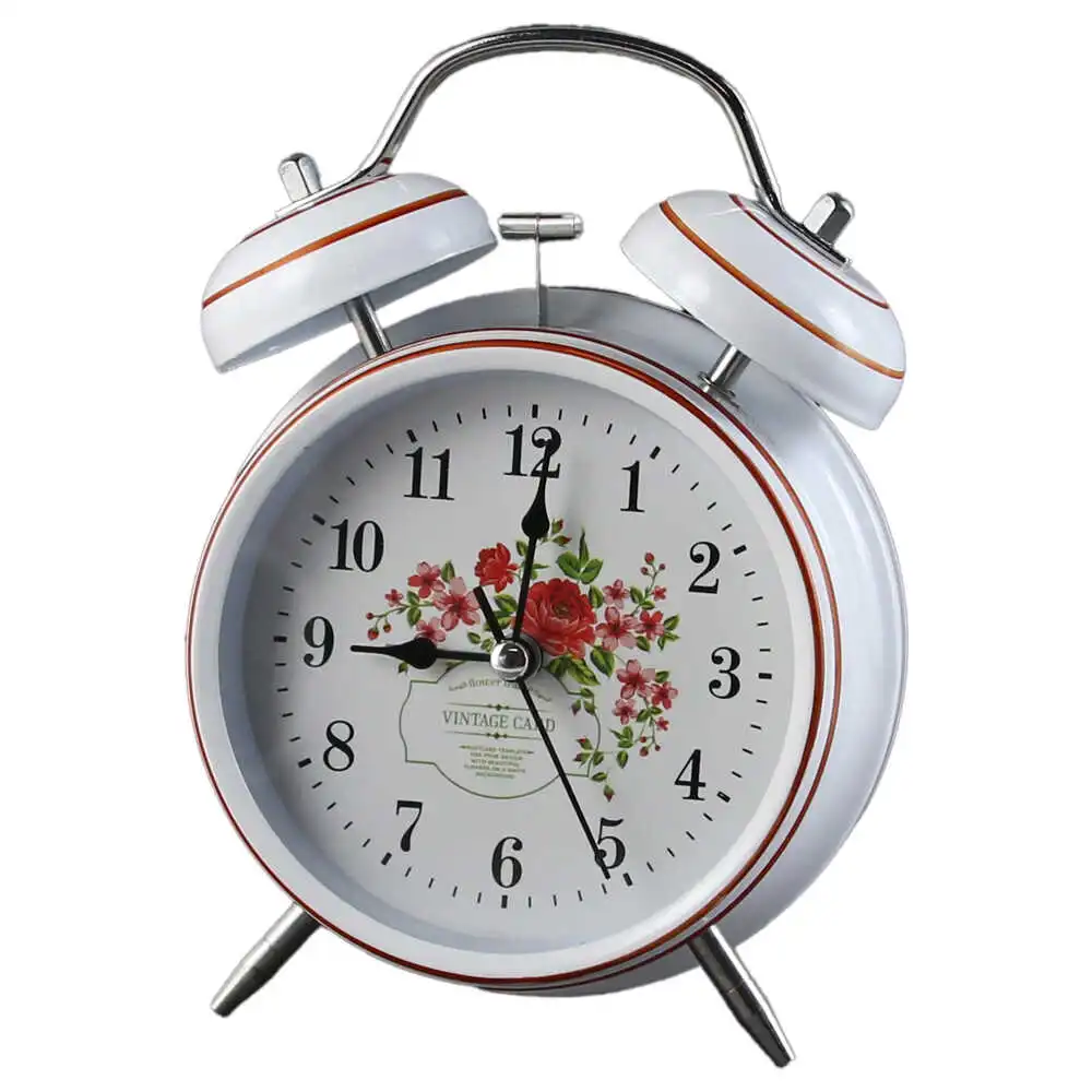 Ceas desteptator din metal si plastic 12x15 CM Ceas desteptator din metal si plastic 12x15 CM