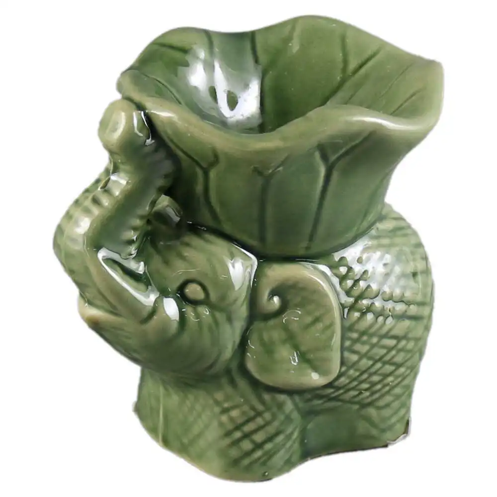 Candela aromaterapie din ceramica Elefant 10 CM Candela aromaterapie din ceramica Elefant 10 CM