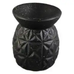 Candela aromaterapie din ceramica Rombi