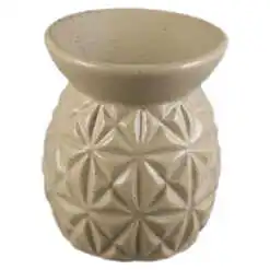 Candela aromaterapie din ceramica Rombi
