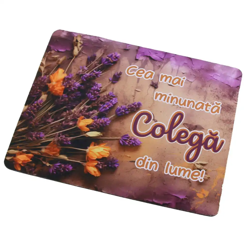 Mousepad "Cea mai minunata Colega din lume!" 22x18 CM Mousepad "Cea mai minunata Colega din lume!" 22x18 CM