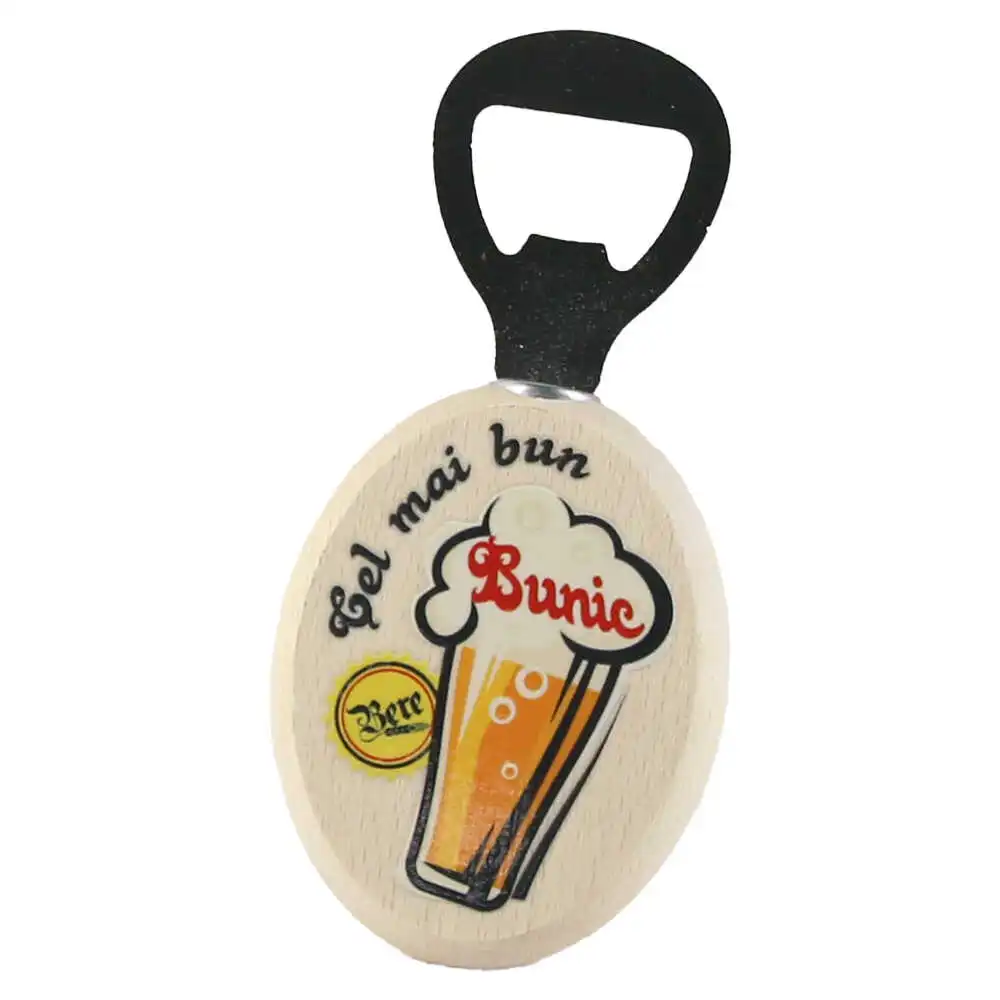 Desfacator pentru sticla "Cel mai bun Bunic" 5x12 CM Desfacator pentru sticla "Cel mai bun Bunic" 5x12 CM