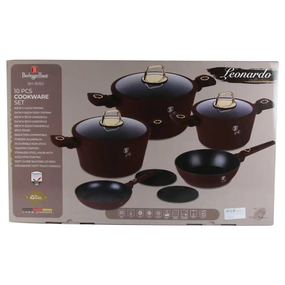Set de 10 piese oale