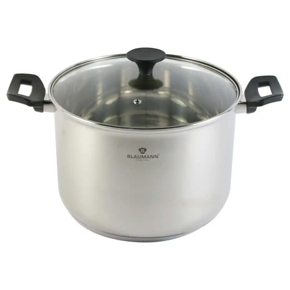 Oala cu capac din inox 9.5 L Oala cu capac din inox 9.5 L