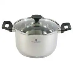 Cratita cu capac din inox 6 L