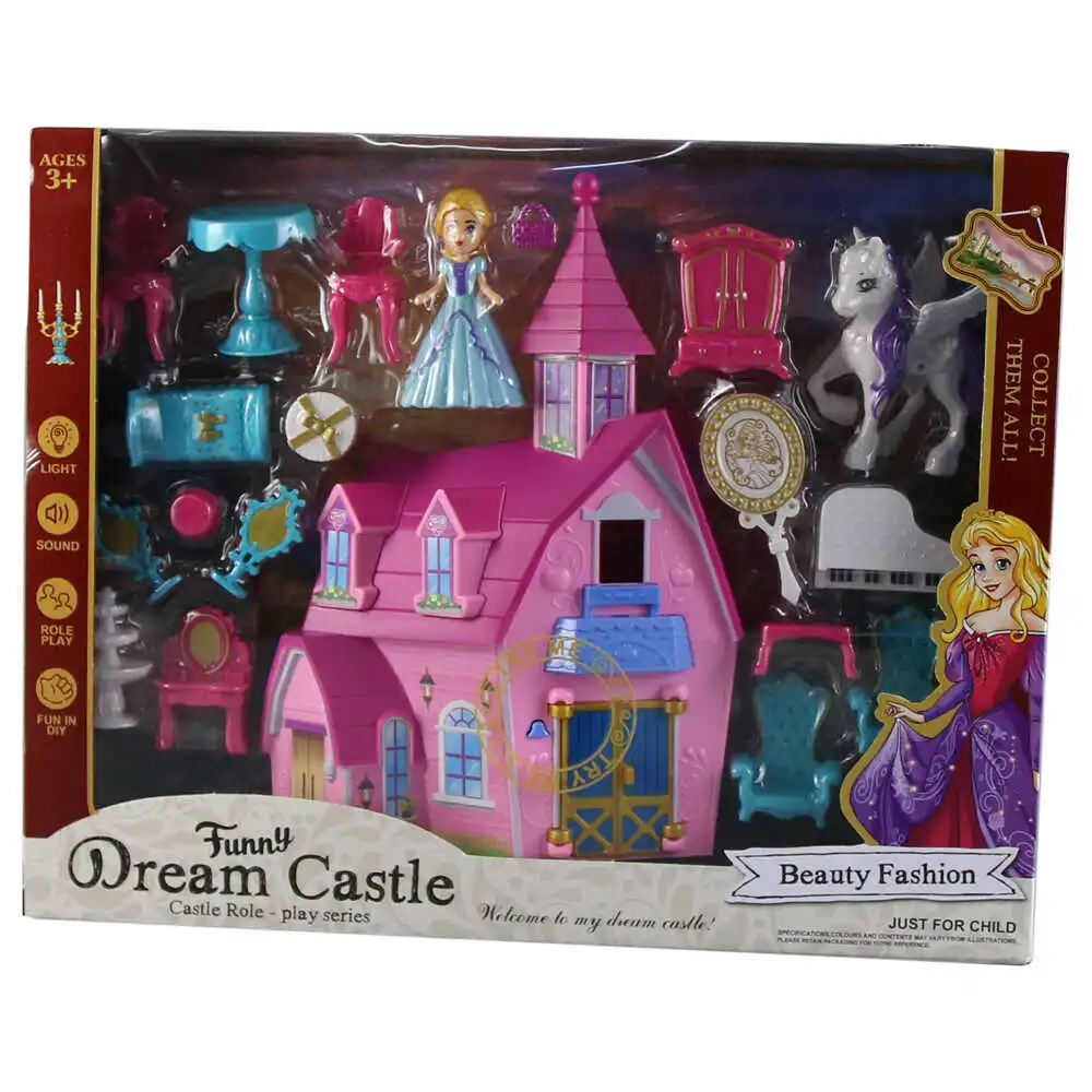 Castel de jucarie cu printesa si accesorii "Dream Castle"