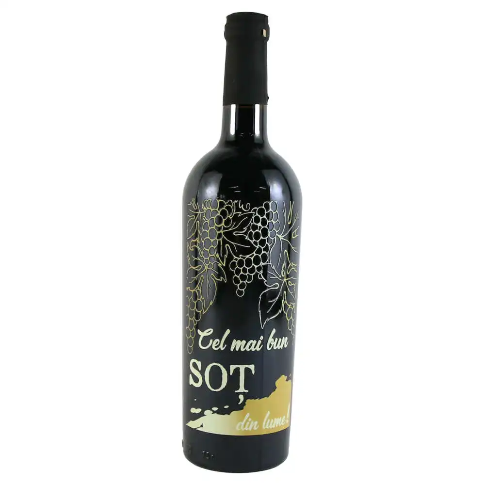 Vin rosu 750 ml "Cel mai bun Sot din lume!" Vin rosu 750 ml "Cel mai bun Sot din lume!"
